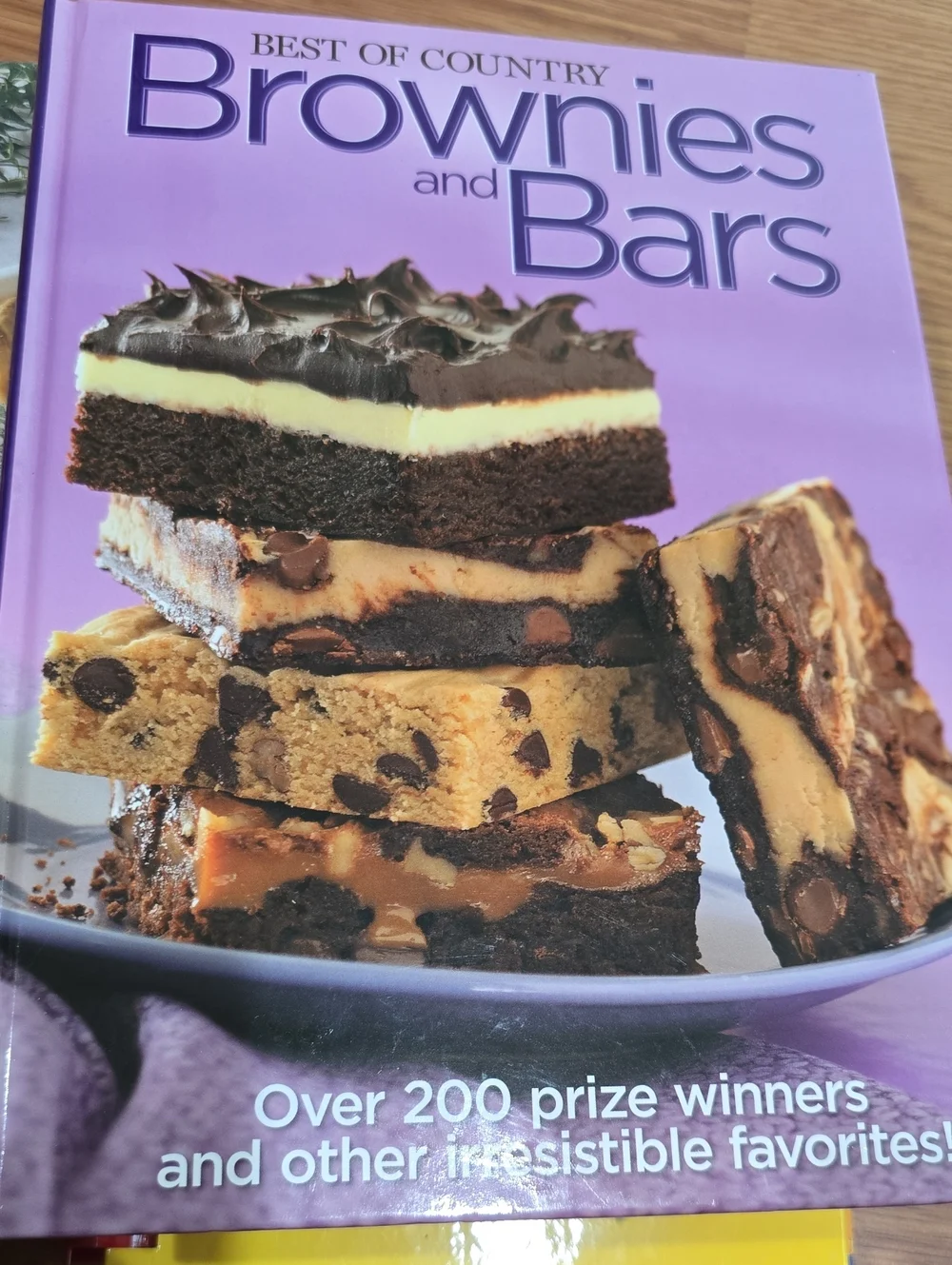 Brownies and Bars Cookbook - Purple Cover